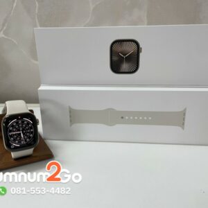 Apple Watch Series 10 (Cellular) Titanium 42MM ความจุ 64GB อุปกรณ์ครบยกกล่อง ตัวเครื่องสวยสภาพดีพร้อมใช้งาน