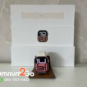 Apple Watch Series 10 (GPS) Aluminum 46MM ความจุ 64GB แบต 100% อุปกรณ์ครบกล่อง ประกันร้าน ตัวเครื่องสภาพดีพร้อมใช้งาน
