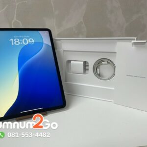 iPad Pro 11-inch(4th Gen) Wifi+Cell 5G แบต 92% ความจุ 128GB อุปกรณ์ครบยกกล่อง ประกันร้าน เครื่องสี Space Gray เครื่องไทย ตัวเครื่องสภาพดีพร้อมใช้งาน