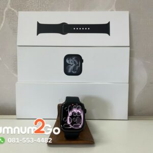 Apple Watch ซีรีย์11 (GPS) 46มม. อะลูมิเนียม ความจุ64GB แบต 100% อุปกรณครบยกกล่อง ประกันศูนย์21/04/2027 เครื่องสีดำ เครื่องไทย ตัวเครื่องสภาพดีพร้อมใช้งาน