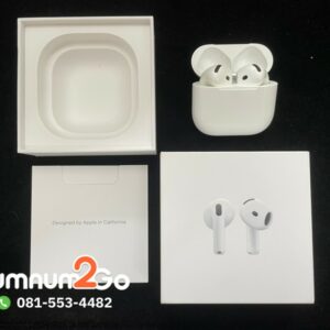 Air Pods4 (USB-C) อุปกรณ์ครบกล่อง ประกันศูนย์28/11/2026  ตัวเครื่องสภาพดีพร้อมใช้งาน