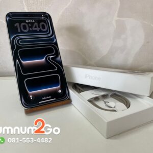 iPhone 17 Pro Max ความจุ256GB แบต94% ประกันศูนย์24/12/2026 เครื่องสีSilver เครื่องไทย ตัวเครื่องสภาพดีพร้อมใช้งาน