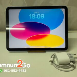 iPad (A16) Wi-Fi ความจุ128GB แบต100% อุปกรณ์มีเครื่องและที่ชาร์จขาดกล่อง ประกันศูนย์ 04/02/2027 เครื่องสีฟ้า(Blue) เครื่องไทย ตัวเครื่องสวยสภาพดีพร้อมใช้งาน