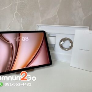 iPad Air 11-inch (M3) WiFi ความจุ256GB แบต 100% อุปกรณ์ครบยกกล่อง ประกันศูนย์16/10/2026 ตัวเครื่องสวยสภาพดีพร้อมใช้งาน